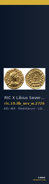 RIC X Libius Severus 2726 — CANOA