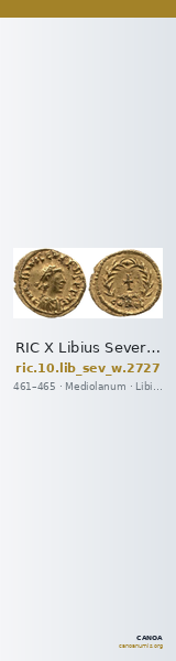RIC X Libius Severus 2727 — CANOA
