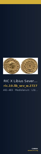 RIC X Libius Severus 2727 — CANOA