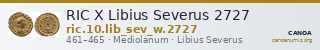 RIC X Libius Severus 2727 — CANOA