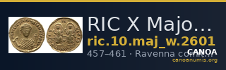 RIC X Majorian 2601 — CANOA