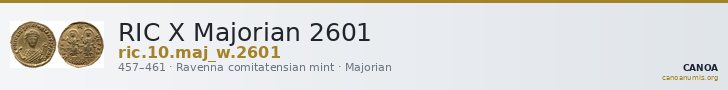 RIC X Majorian 2601 — CANOA