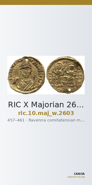 RIC X Majorian 2603 — CANOA