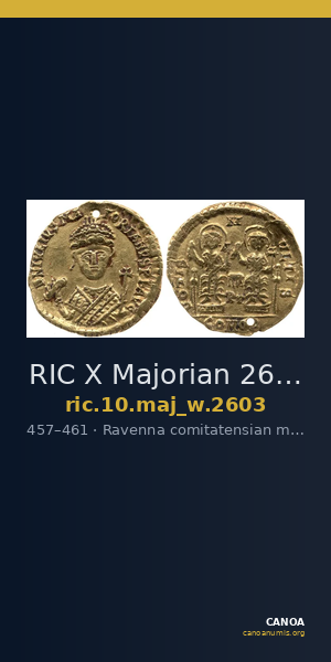 RIC X Majorian 2603 — CANOA