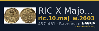 RIC X Majorian 2603 — CANOA