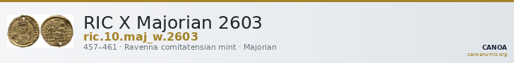 RIC X Majorian 2603 — CANOA