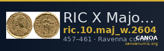 RIC X Majorian 2604 — CANOA