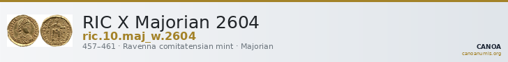 RIC X Majorian 2604 — CANOA