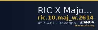 RIC X Majorian 2614 — CANOA