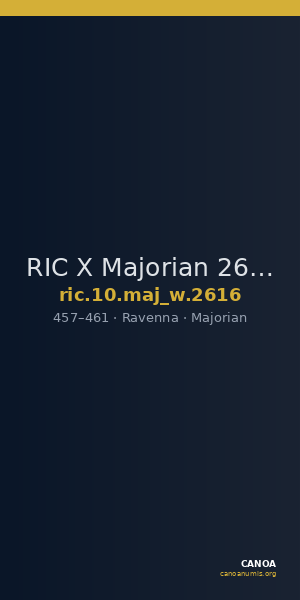 RIC X Majorian 2616 — CANOA