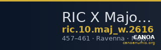 RIC X Majorian 2616 — CANOA
