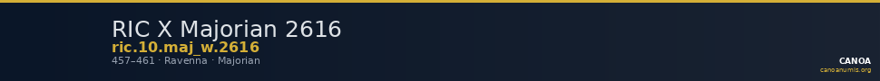 RIC X Majorian 2616 — CANOA