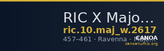RIC X Majorian 2617 — CANOA