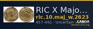 RIC X Majorian 2623 — CANOA