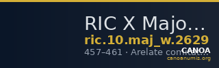 RIC X Majorian 2629 — CANOA
