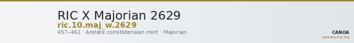 RIC X Majorian 2629 — CANOA