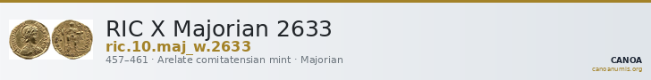RIC X Majorian 2633 — CANOA