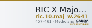 RIC X Majorian 2641 — CANOA