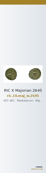 RIC X Majorian 2645 — CANOA