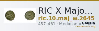 RIC X Majorian 2645 — CANOA