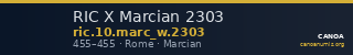 RIC X Marcian 2303 — CANOA