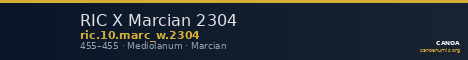 RIC X Marcian 2304 — CANOA