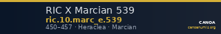 RIC X Marcian 539 — CANOA