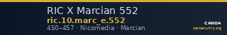 RIC X Marcian 552 — CANOA