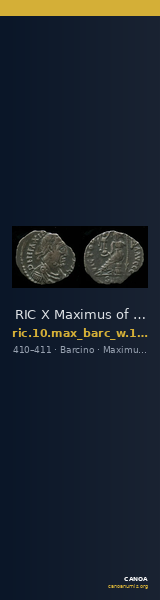 RIC X Maximus of Barcelona 1601 — CANOA