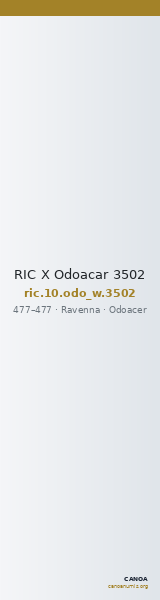RIC X Odoacar 3502 — CANOA