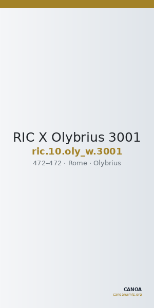 RIC X Olybrius 3001 — CANOA