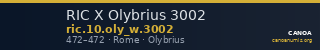 RIC X Olybrius 3002 — CANOA