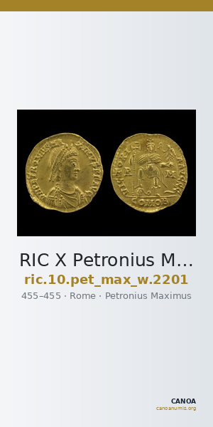RIC X Petronius Maximus 2201 — CANOA