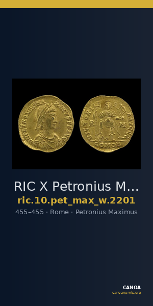 RIC X Petronius Maximus 2201 — CANOA