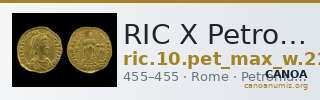 RIC X Petronius Maximus 2201 — CANOA