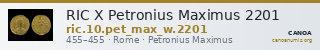 RIC X Petronius Maximus 2201 — CANOA