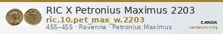 RIC X Petronius Maximus 2203 — CANOA