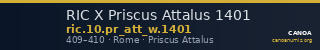 RIC X Priscus Attalus 1401 — CANOA