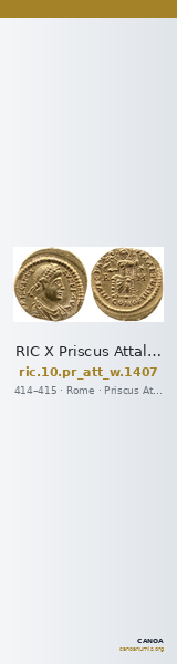 RIC X Priscus Attalus 1407 — CANOA