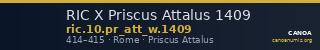 RIC X Priscus Attalus 1409 — CANOA