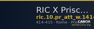 RIC X Priscus Attalus 1414 — CANOA