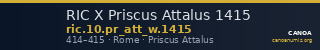 RIC X Priscus Attalus 1415 — CANOA