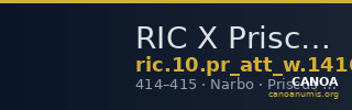 RIC X Priscus Attalus 1416 — CANOA
