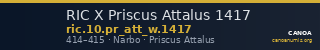 RIC X Priscus Attalus 1417 — CANOA