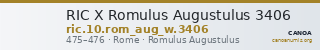 RIC X Romulus Augustulus 3406 — CANOA