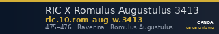 RIC X Romulus Augustulus 3413 — CANOA