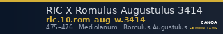 RIC X Romulus Augustulus 3414 — CANOA