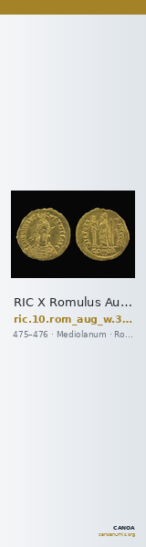 RIC X Romulus Augustulus 3415 — CANOA