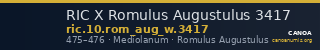 RIC X Romulus Augustulus 3417 — CANOA
