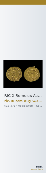 RIC X Romulus Augustulus 3419 — CANOA